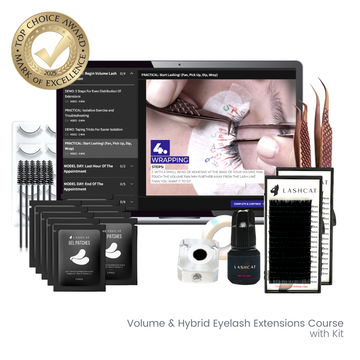 Volume & Hybrid Eyelash Extensions Online Course