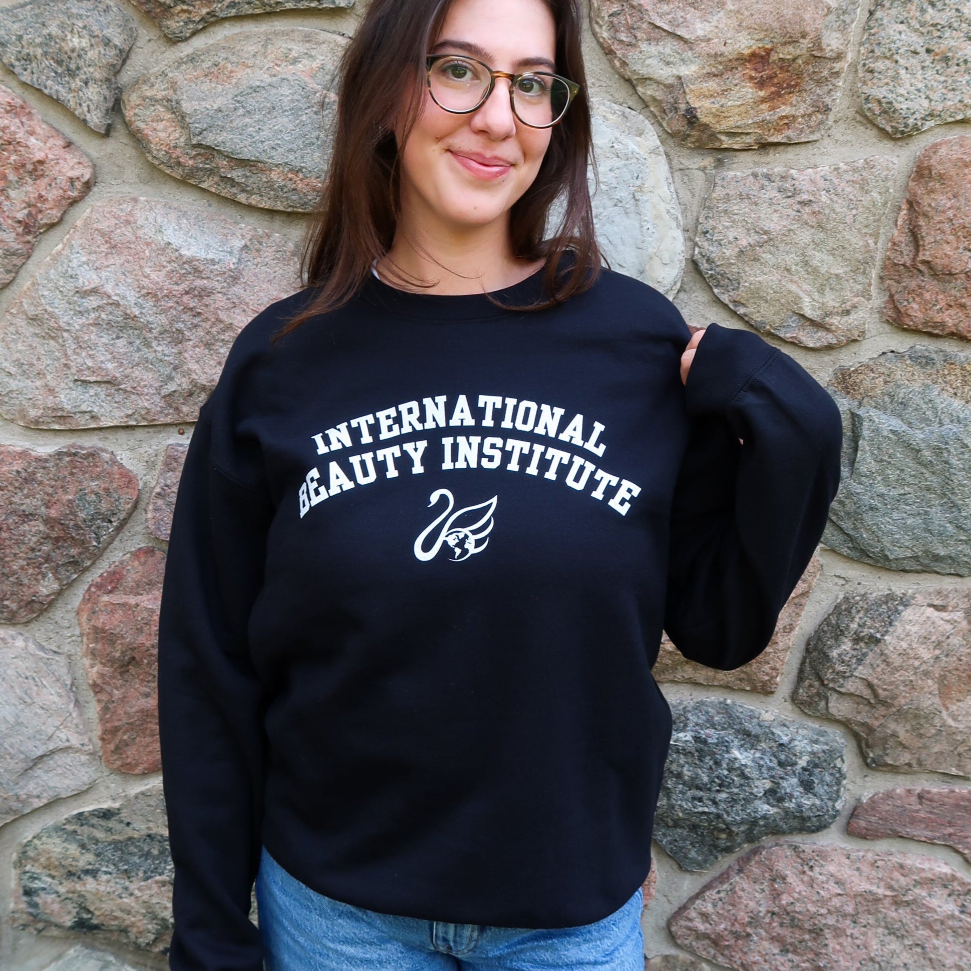 Varsity Crewneck - Black