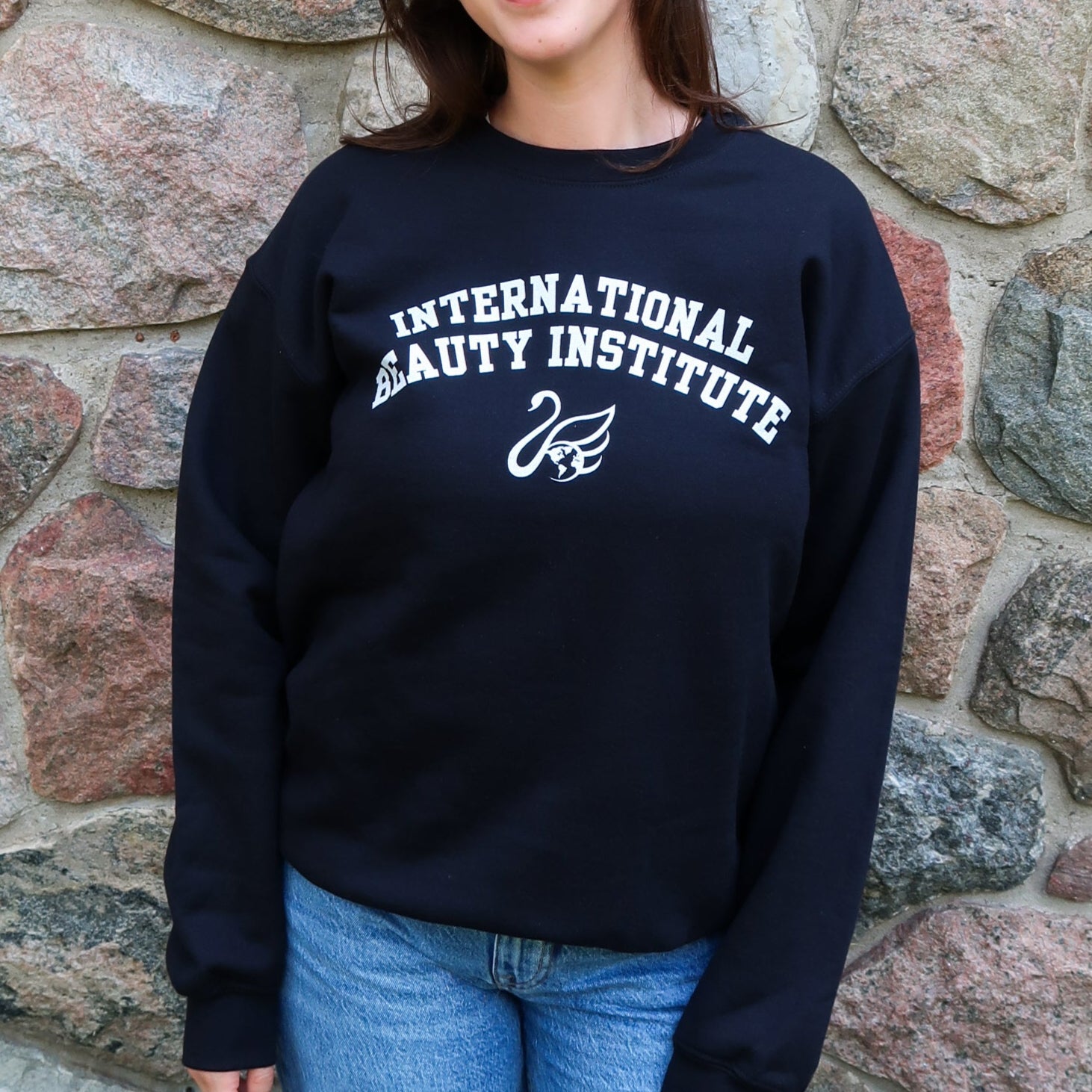 Varsity Crewneck - Black