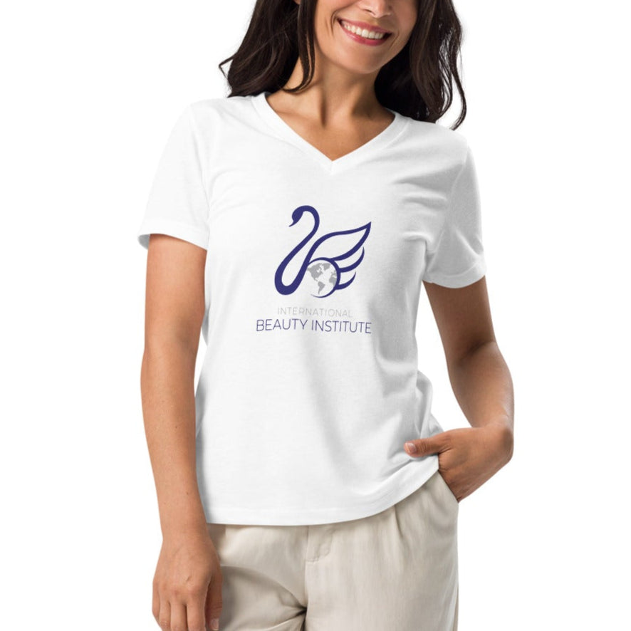 Signature V-Neck Tee - White
