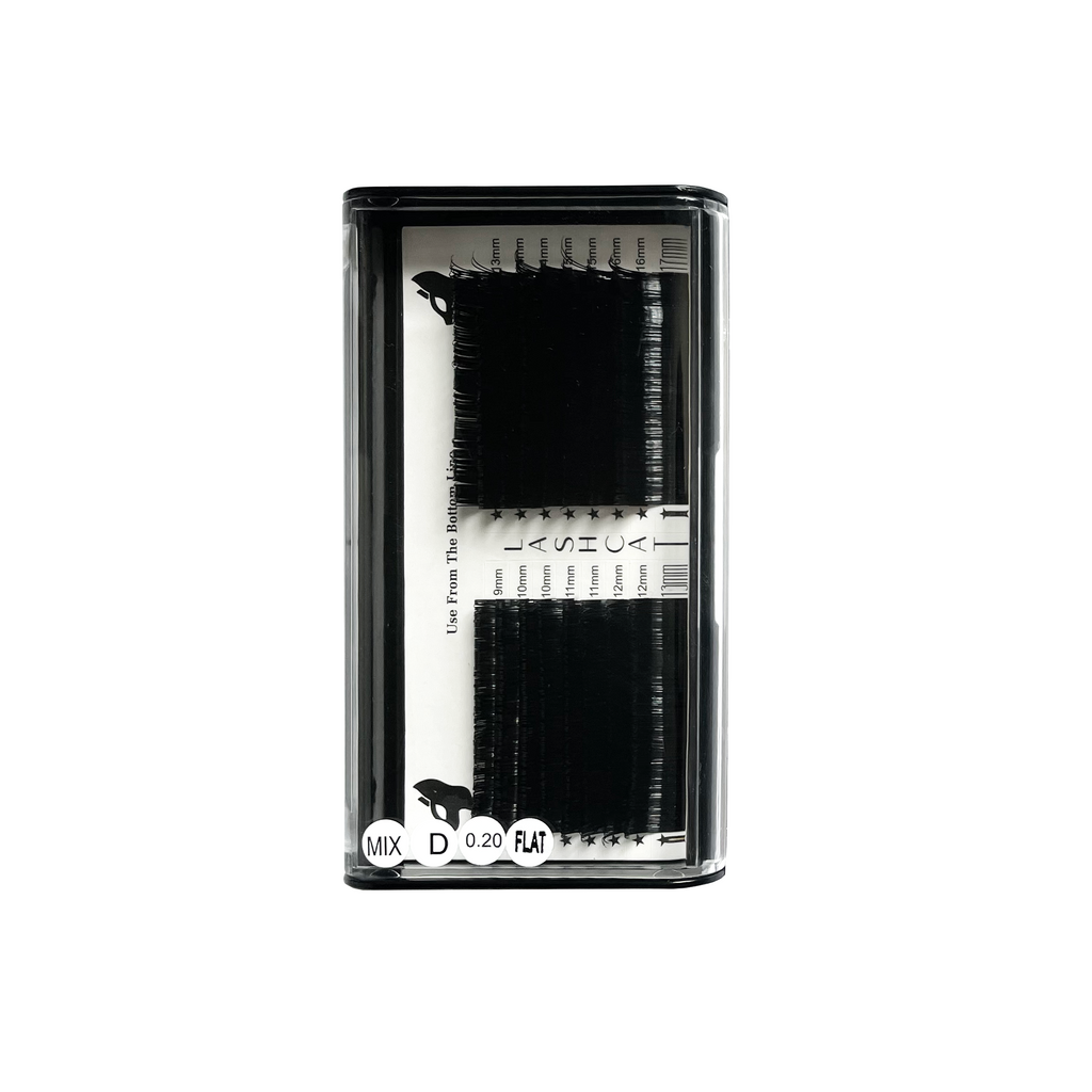 d mix flat eyelash extensions