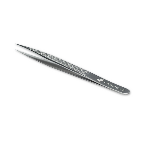 Lashcat Diamond Grip Fine Tip Straight Tweezer